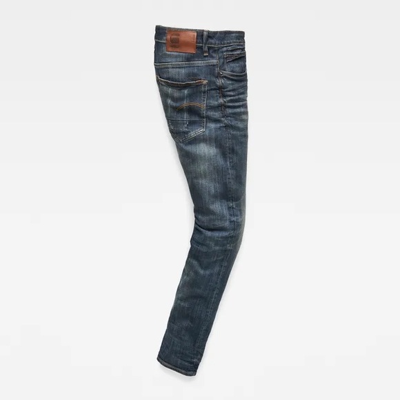 G-Raw 3301 Slim Mens Jeans 👖 34x30 - Blue Jeans - Picture 5 of 6